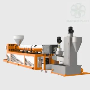 خط تولید گرانول با استفاده از دستگاه گرانول ساز عدسی اتوماتیک