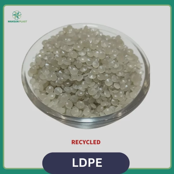 Recycled Colorless HDPE Granules