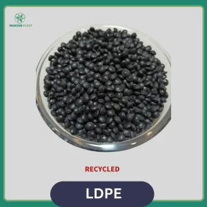 Recycled Black HDPE Granules