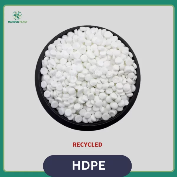 Recycled White HDPE Granules